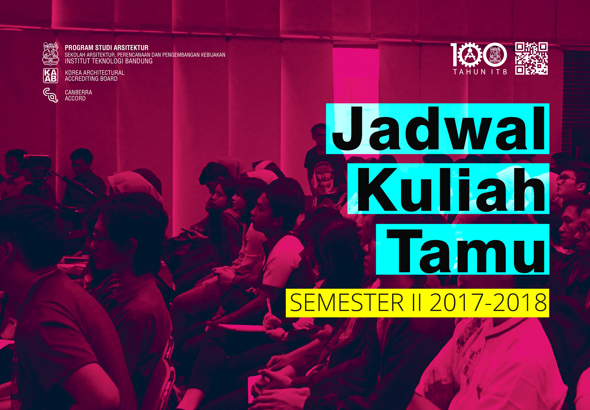 Jadwal Kuliah Tamu Semester II 2017-2018