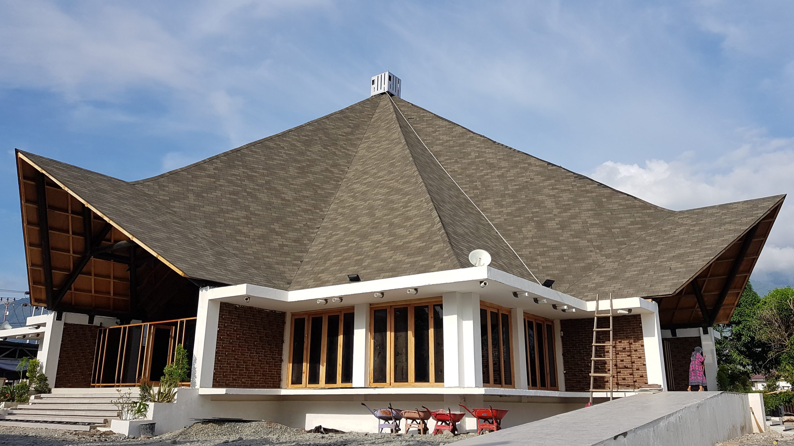 Desain dan Pembangunan Masjid Jami Nurul Hasanah Aceh, Kota Palu, Sulawesi Tengah