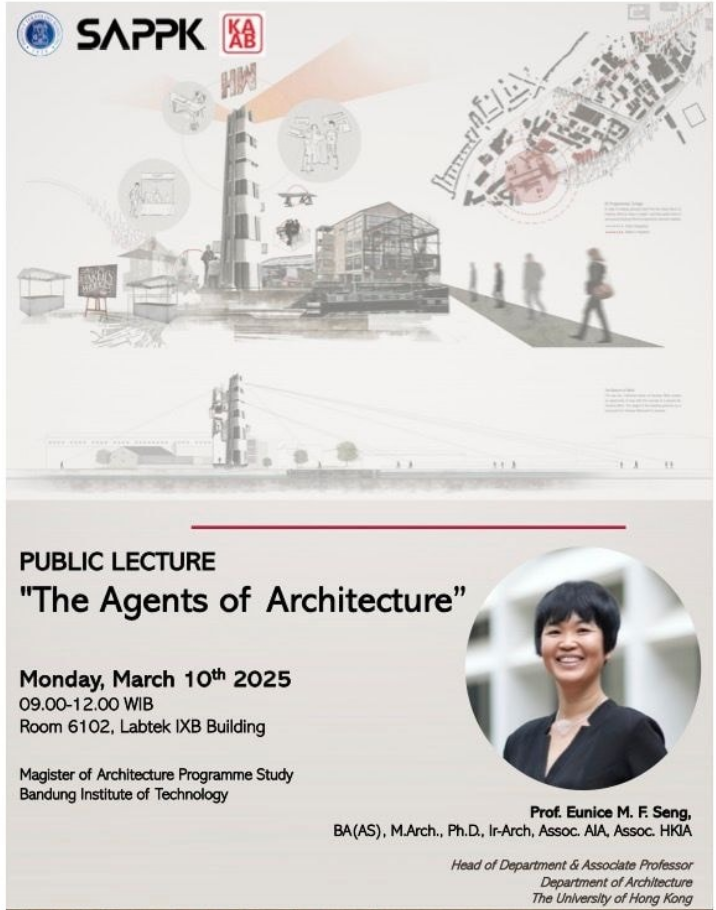 PUBLIC LECTURE ”THE AGENTS OF ARCHITECTURE”