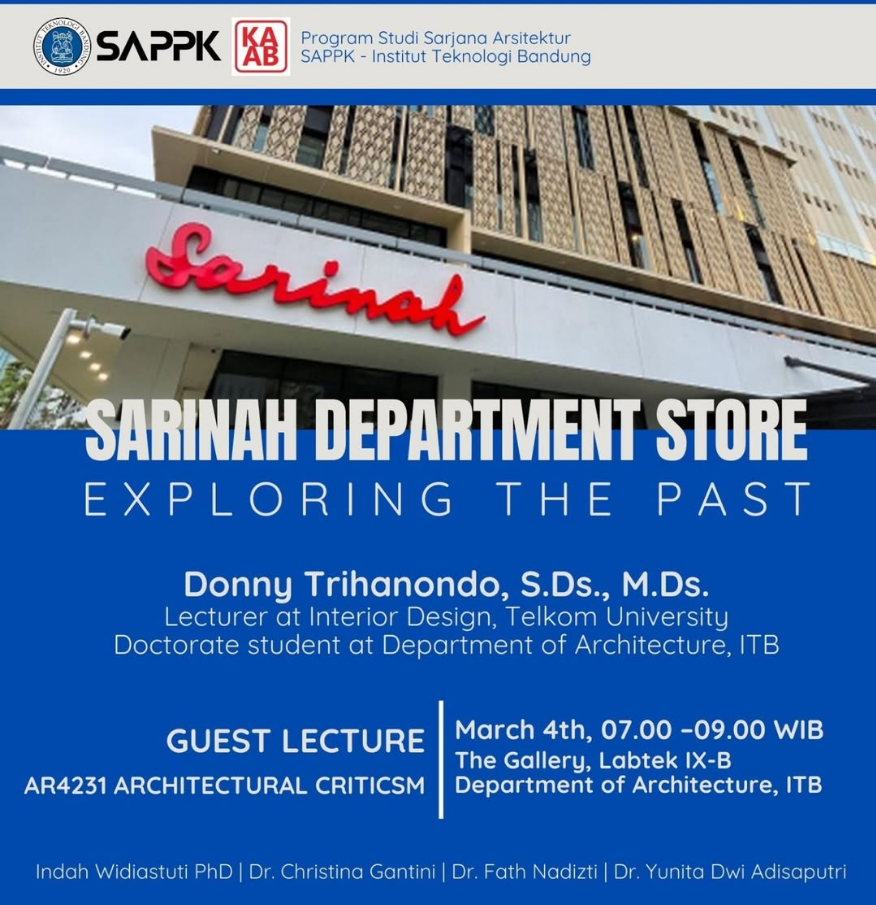 Sarinah Department Store: Exploring The Past