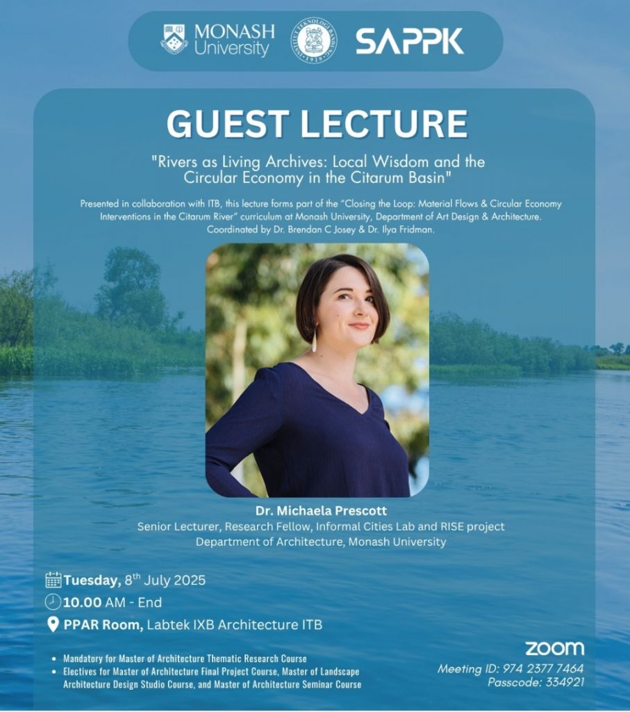 Guest Lecture SAPPK ITB & Monash University
